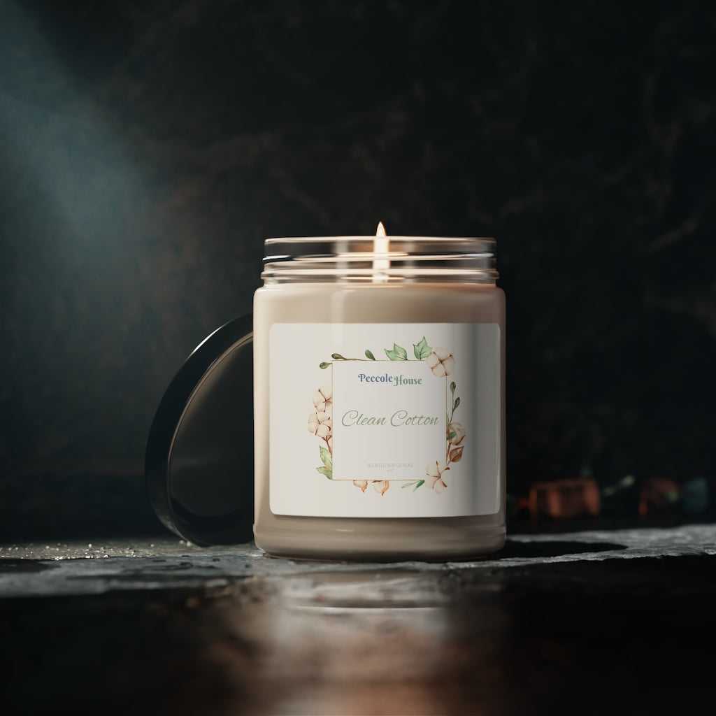 Clean Cotton Scented Soy Candle