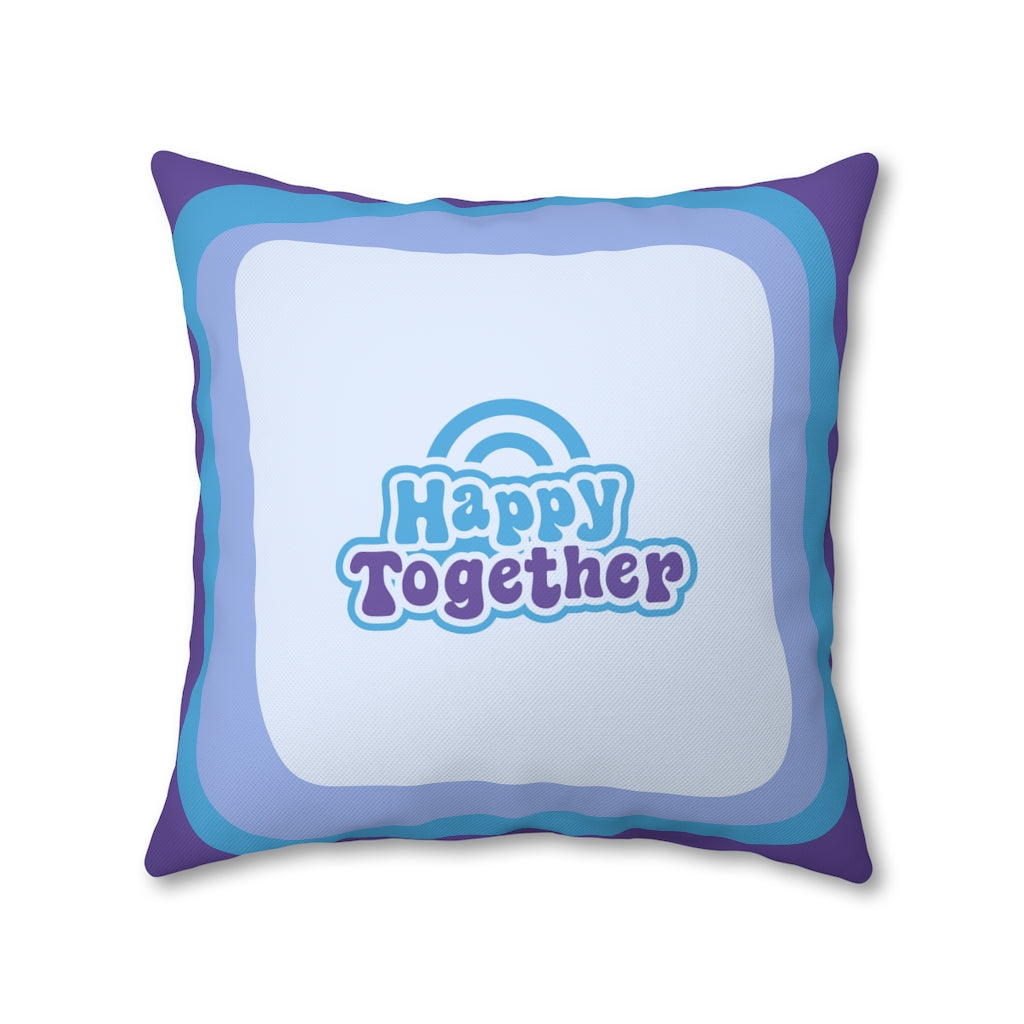 Happy Together Pillow Case - Throw Pillow Cover - Grandmillennial Style