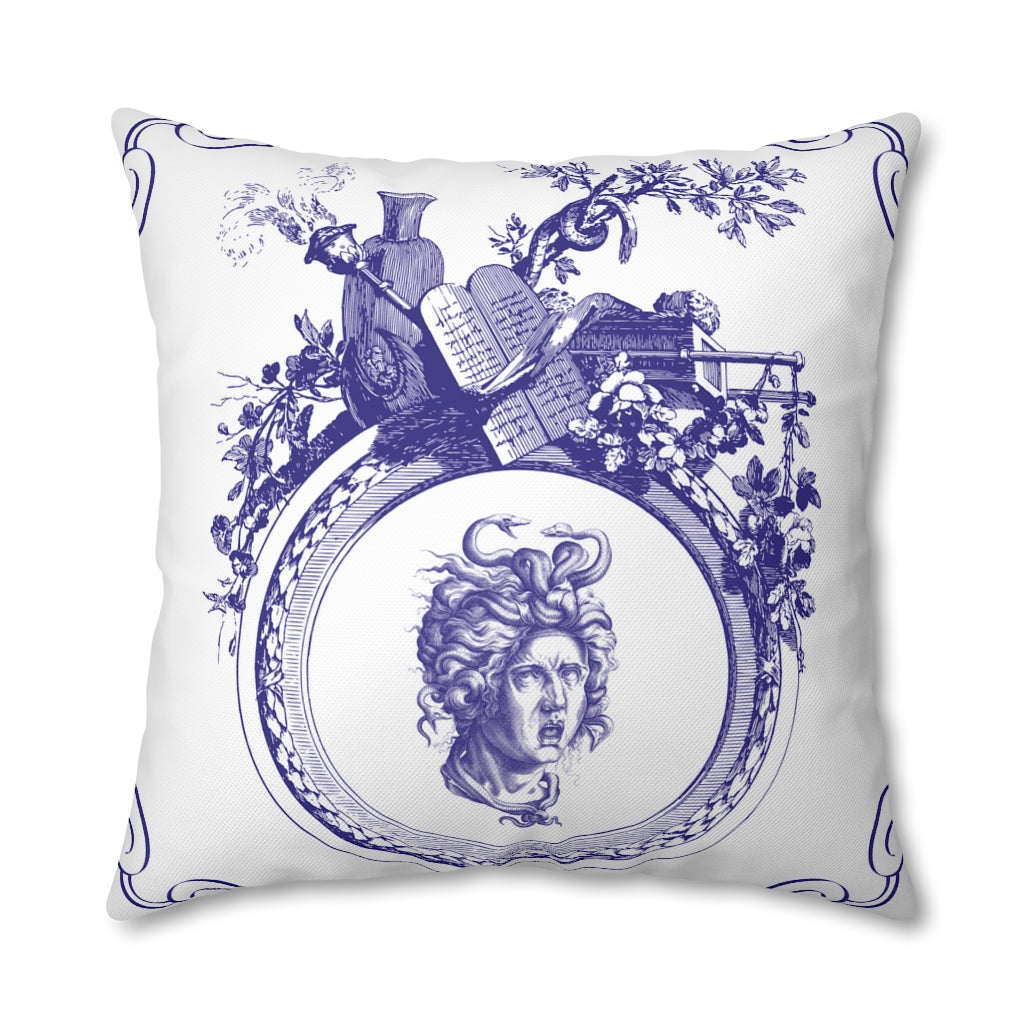 Delft Blue Pillow Case - Throw Pillow Cover - Grandmillennial Style