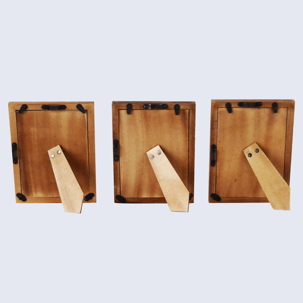 Picture Frames Mother of Pearl Collection in 5x7 - Set of 3, White