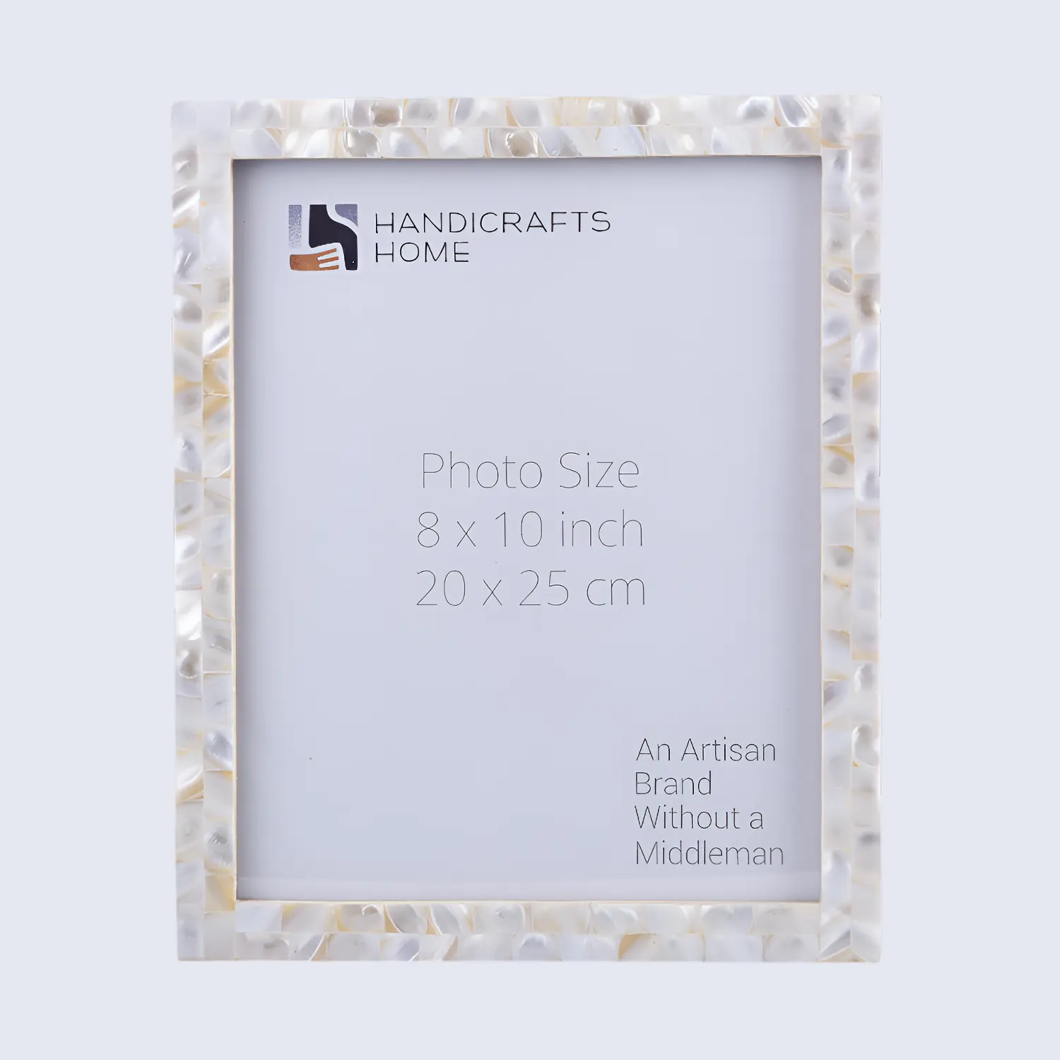 Picture Frames Mother of Pearl Collection in 27 Sizes, White