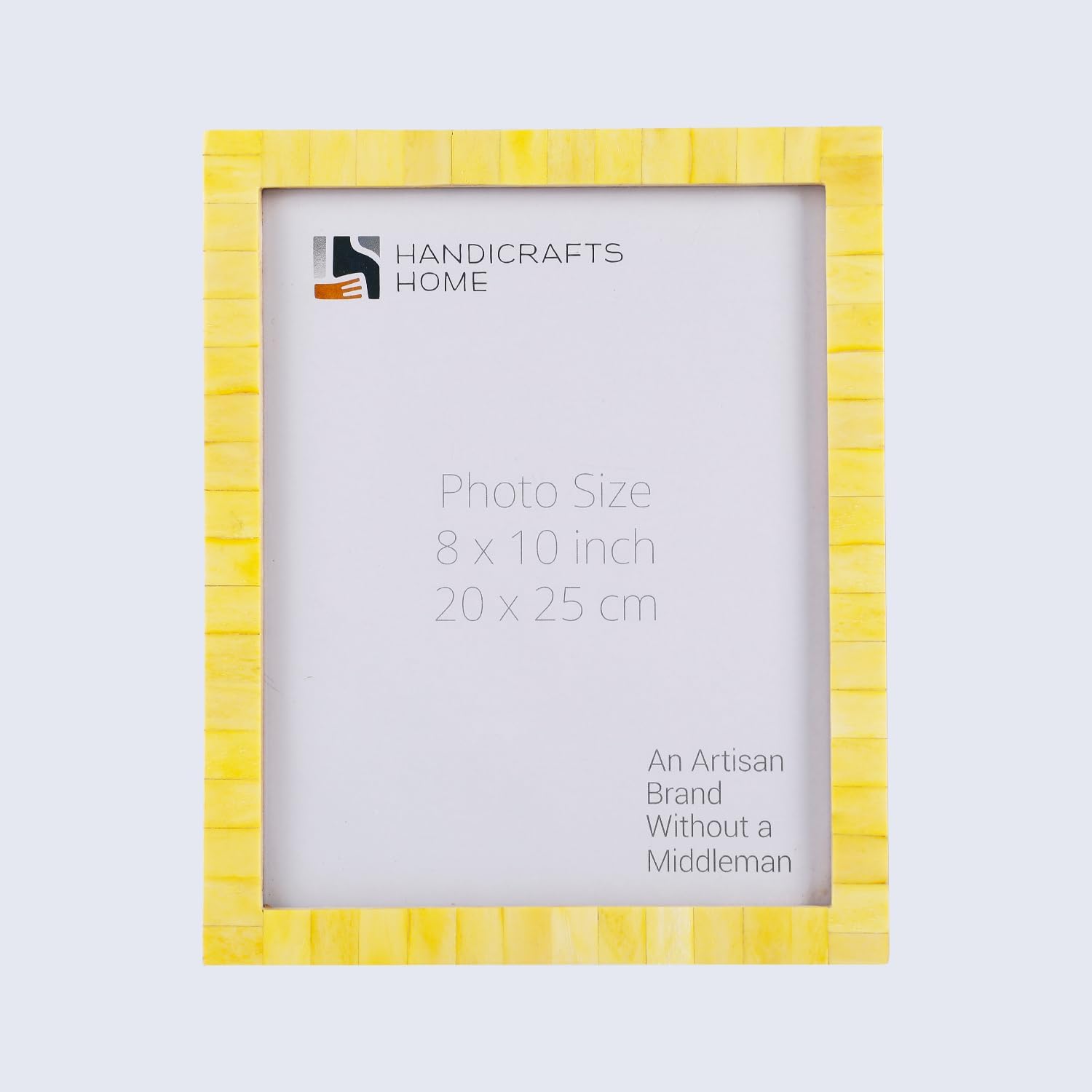 Picture Frames Classic Pattern Bone Inlay Collection in 27 Sizes, Yellow