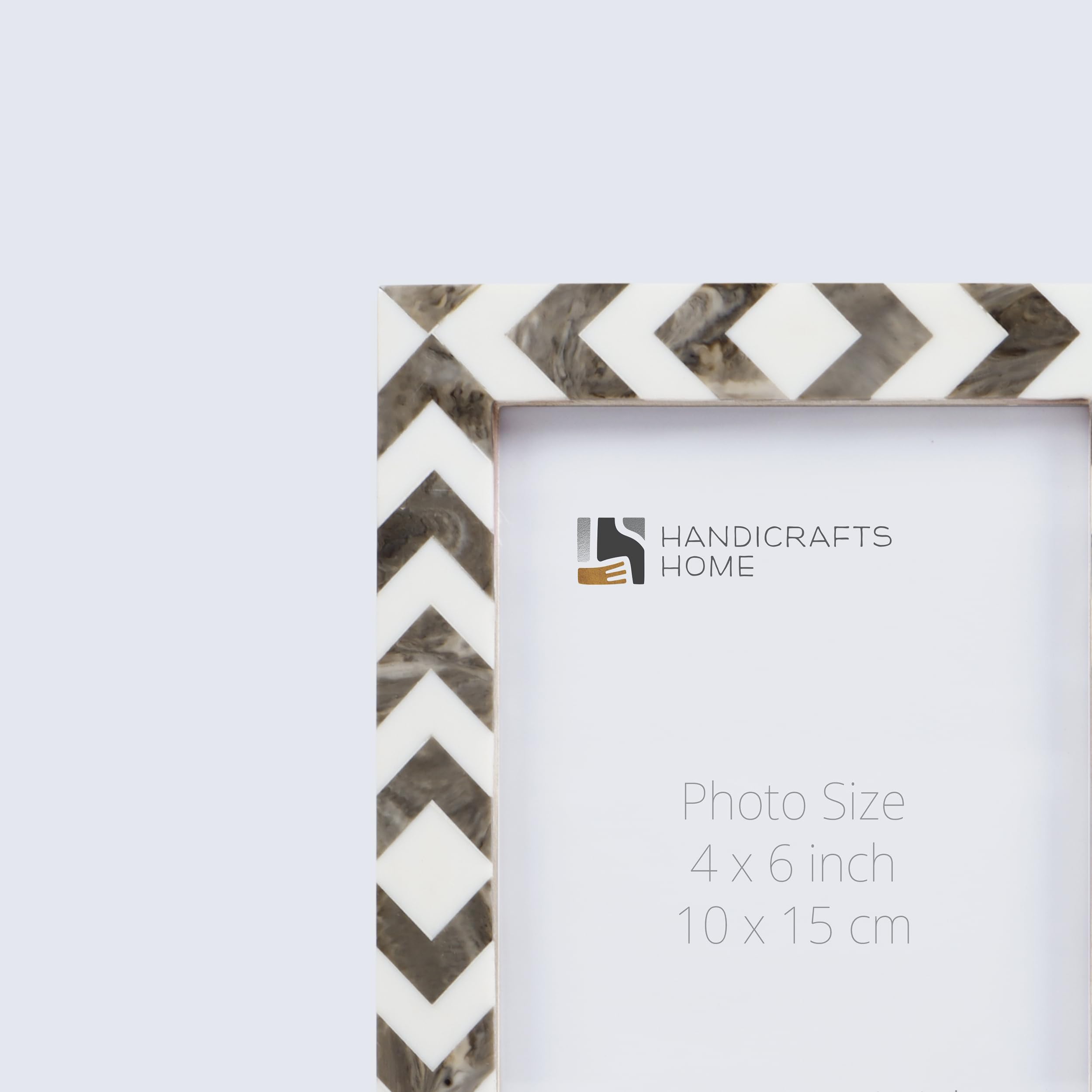 Picture Frames Lisbon Cortica Pattern Resin Inlay Collection in 3 Sizes, Pack of 2