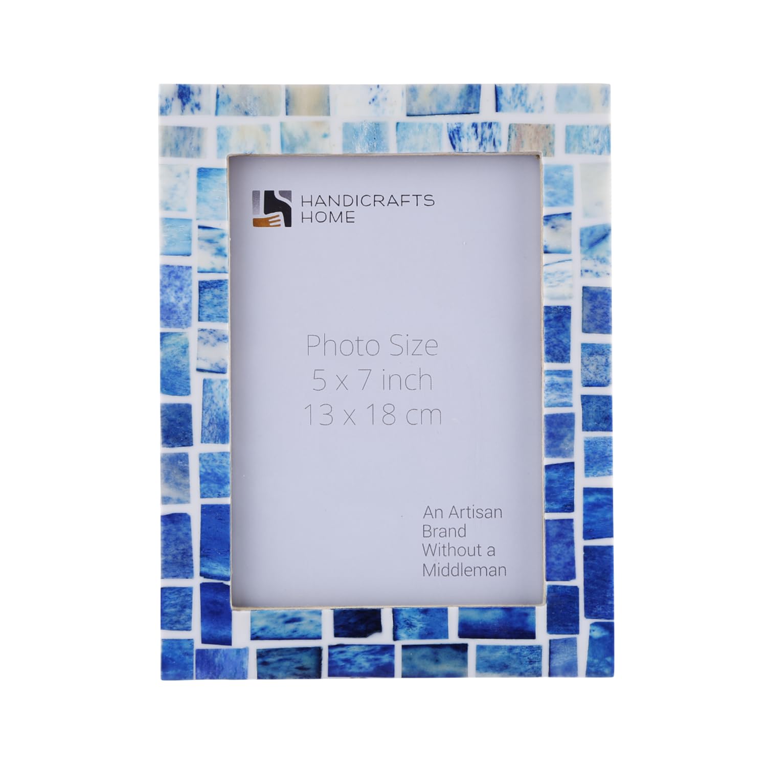 Picture Frames Indigo Pattern Bone Inlay Collection in 26 Sizes