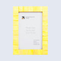 Picture Frames Classic Pattern Bone Inlay Collection in 27 Sizes, Yellow