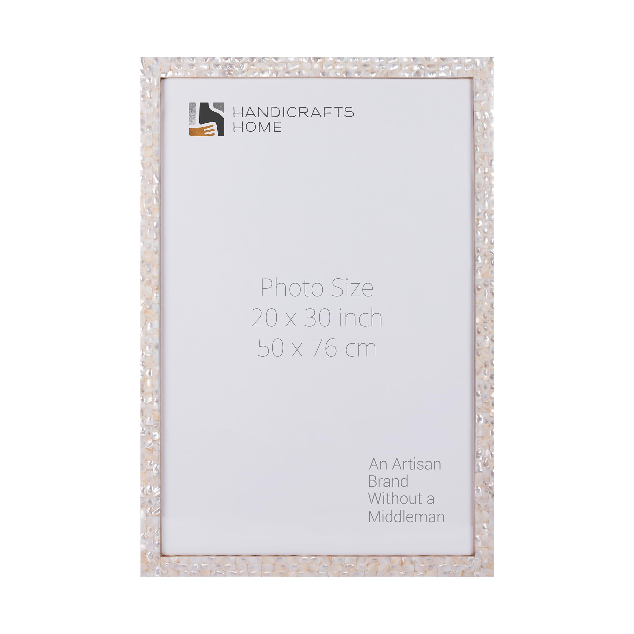 Mother of Pearl Poster Picture Frame White in 2 Sizes