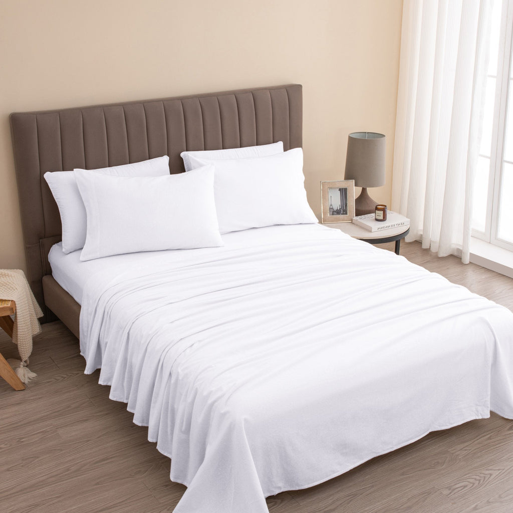 4-Piece Turkish Cotton Flannel Sheet - Raye Collection