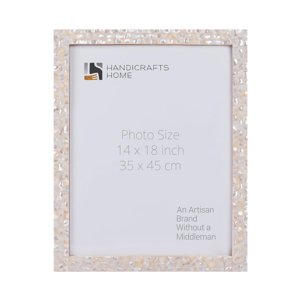 Mother of Pearl Poster Picture Frame White in 2 Sizes