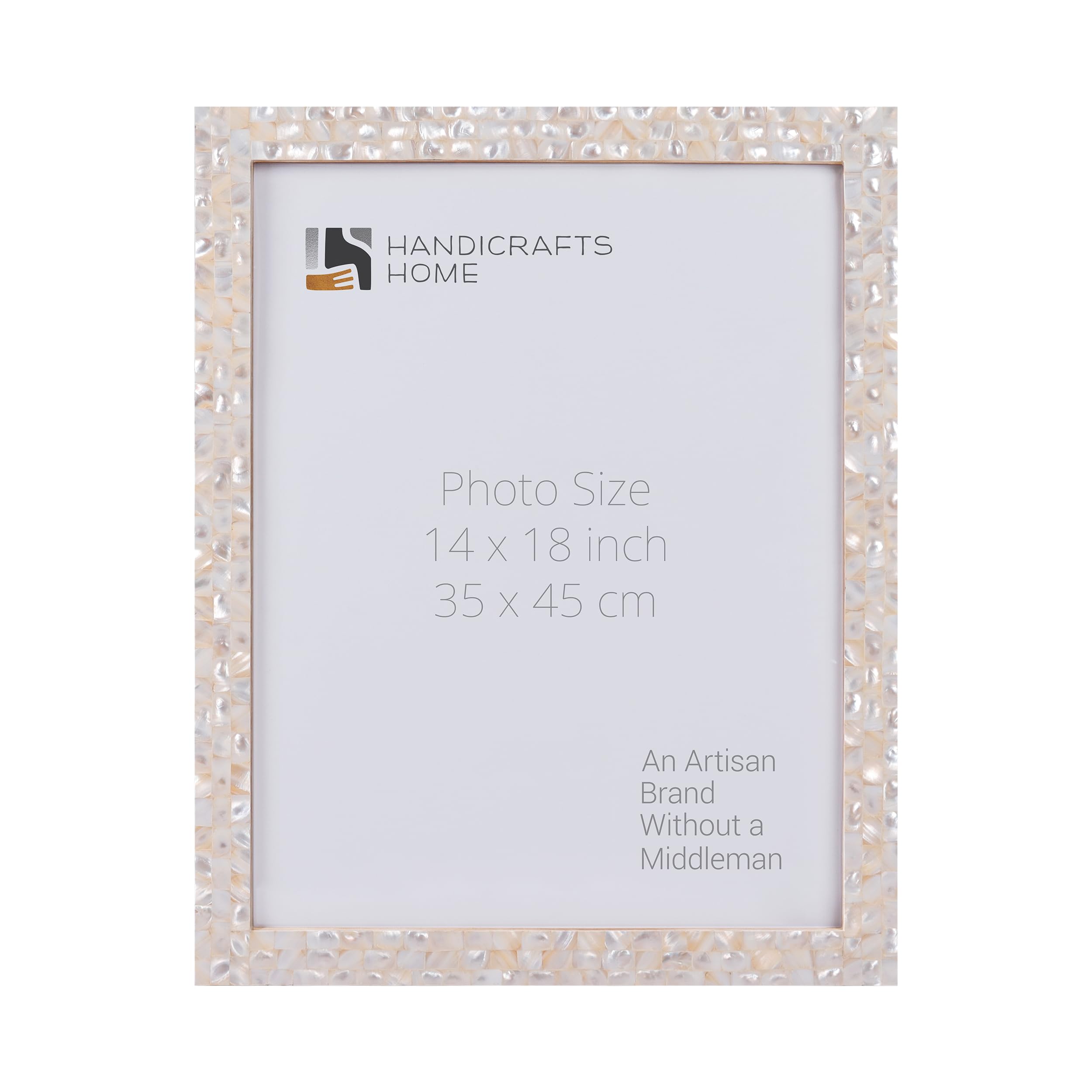 Mother of Pearl Poster Picture Frame White in 2 Sizes