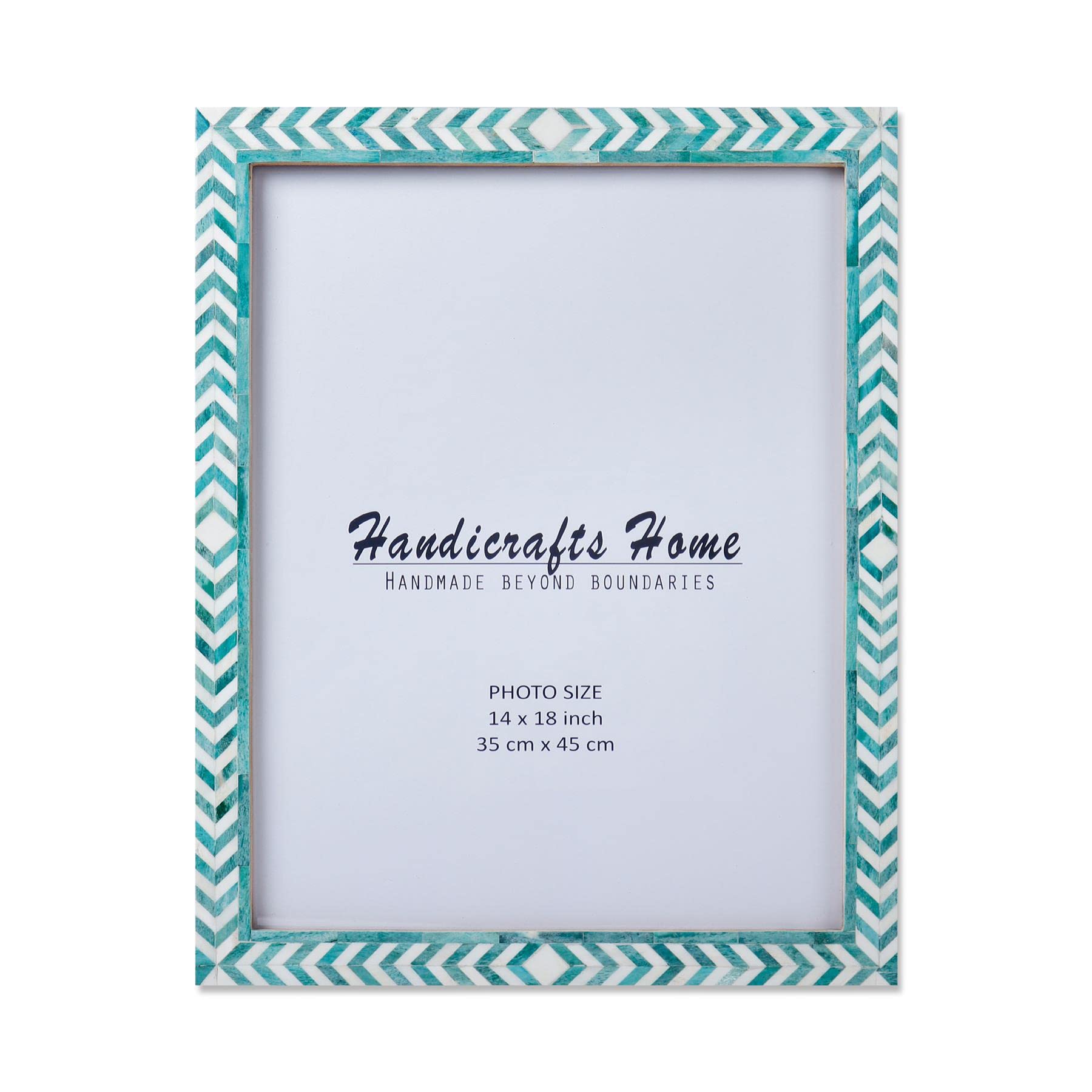 Poster Picture Frame Taj Bone Inlay in 6 Sizes, Green