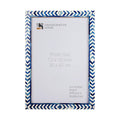Poster Picture Frame Taj Pattern Bone Inlay Collection in 5 Sizes, Blue