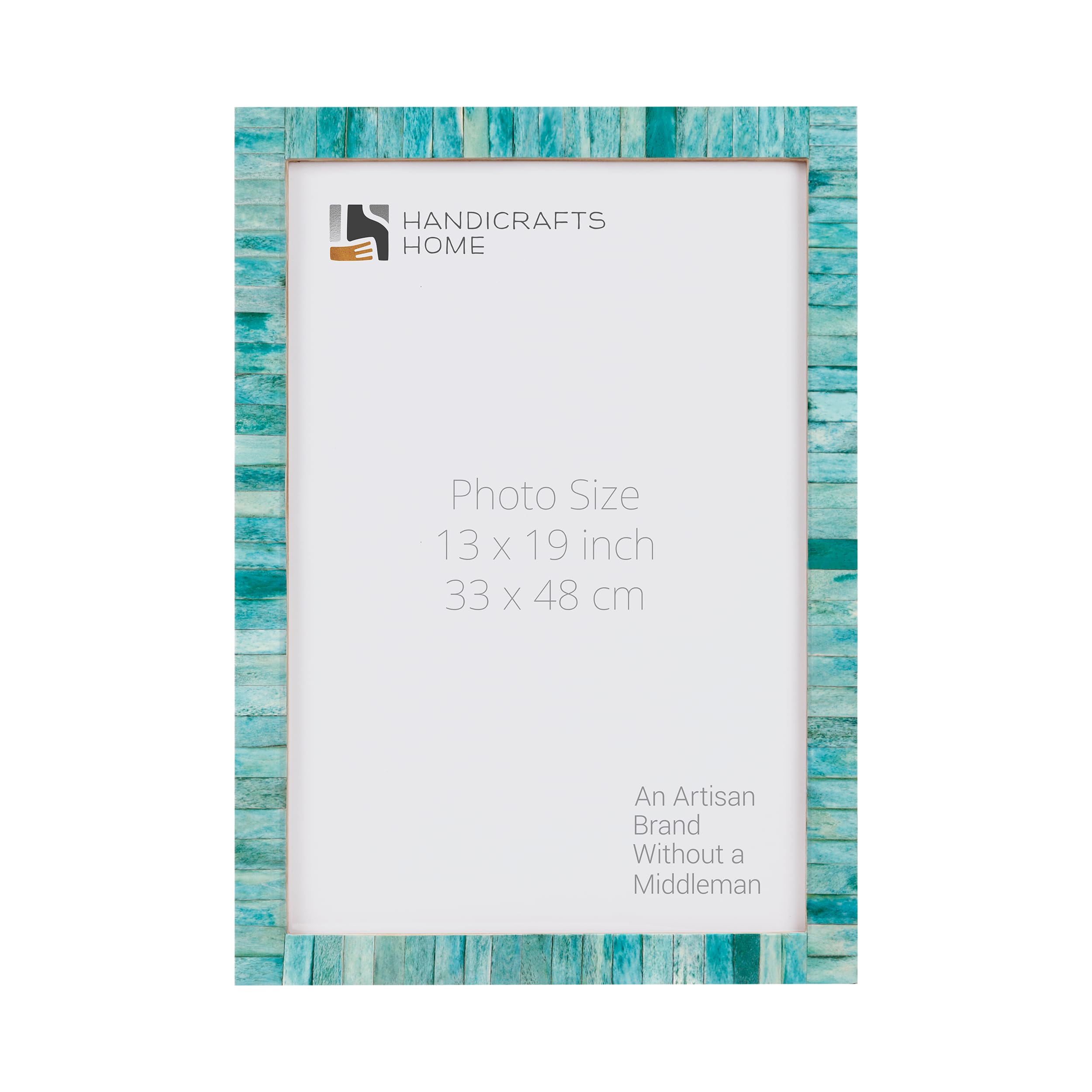 Poster Picture Frame Classic Pattern Bone Inlay Collection in 5 Sizes, Green