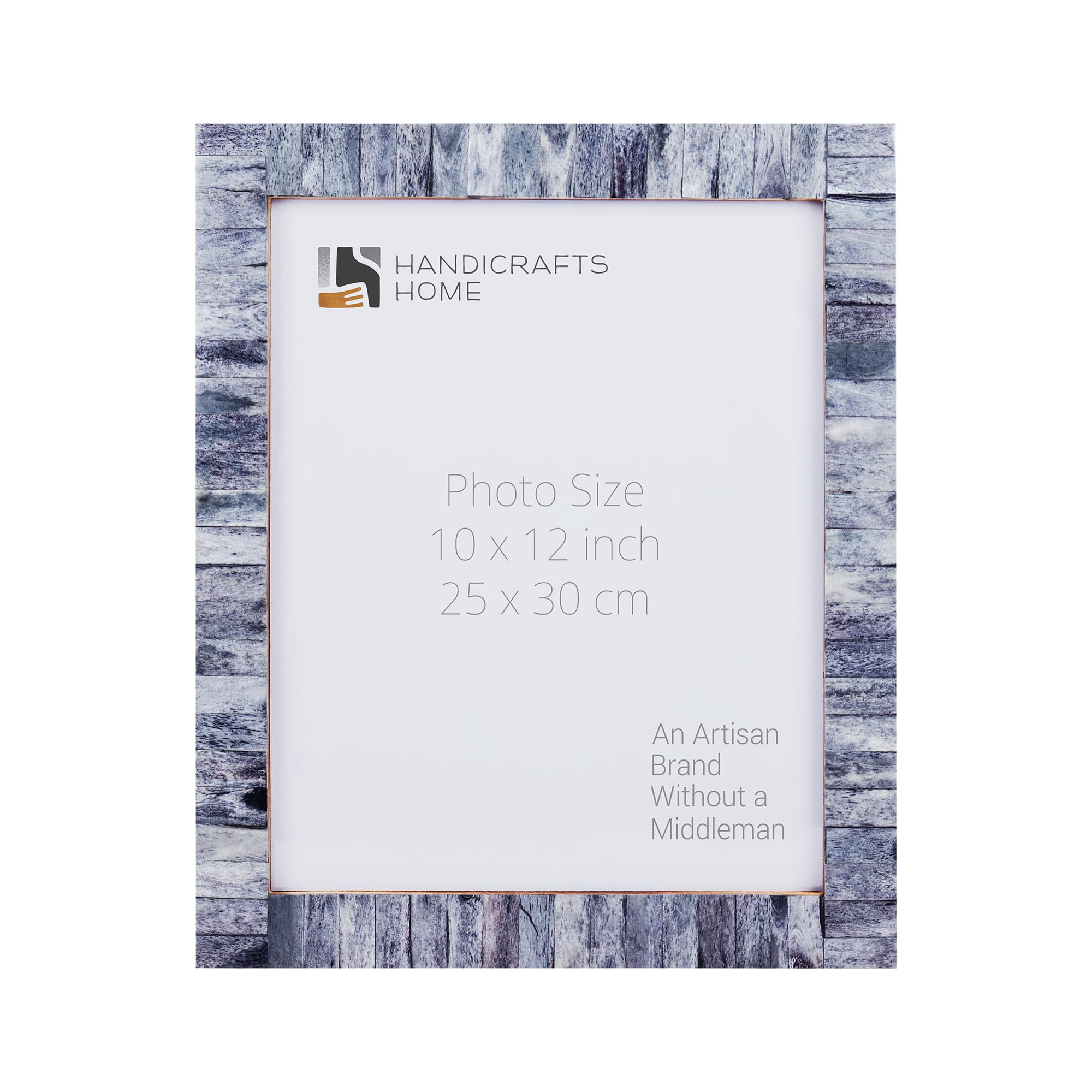 Poster Picture Frame Classic Bone Inlay in 5 Sizes, Grey