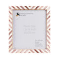 Poster Picture Frame Chevron Pattern in 5 Sizes, Brown