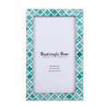 Poster Picture Frame Moroccan Bone & Resin Inlay Collection in 5 Sizes, Green