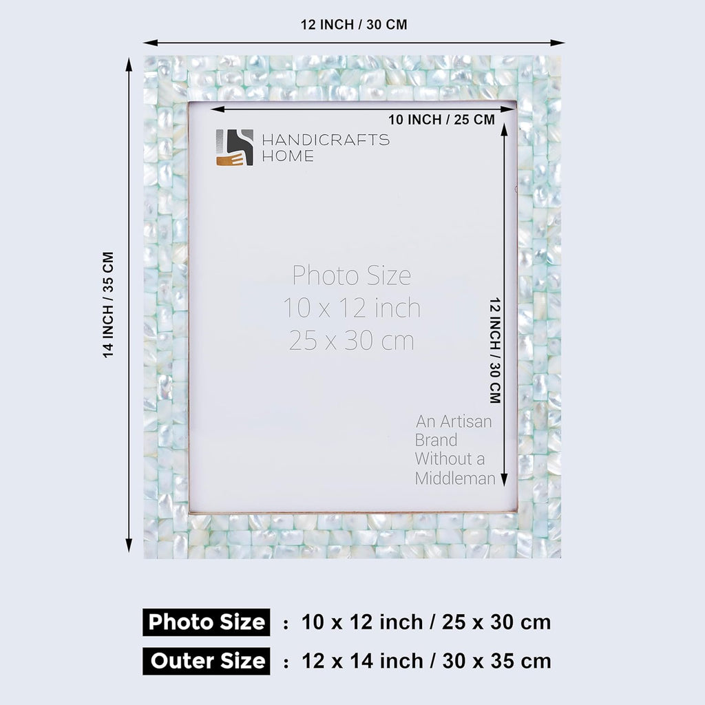 Mother of Pearl Poster Picture Frame Green, 2 Sizes