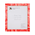 Poster Picture Frame Classic Pattern Bone Inlay Collection in 6 Sizes, Red