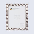 Picture Frames Moor Fire Pattern Mother of Pearl & Resin Collection in 3 Sizes