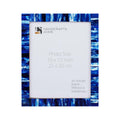 Poster Picture Frame Classic Pattern Bone Inlay Collection in 5 Sizes, Blue