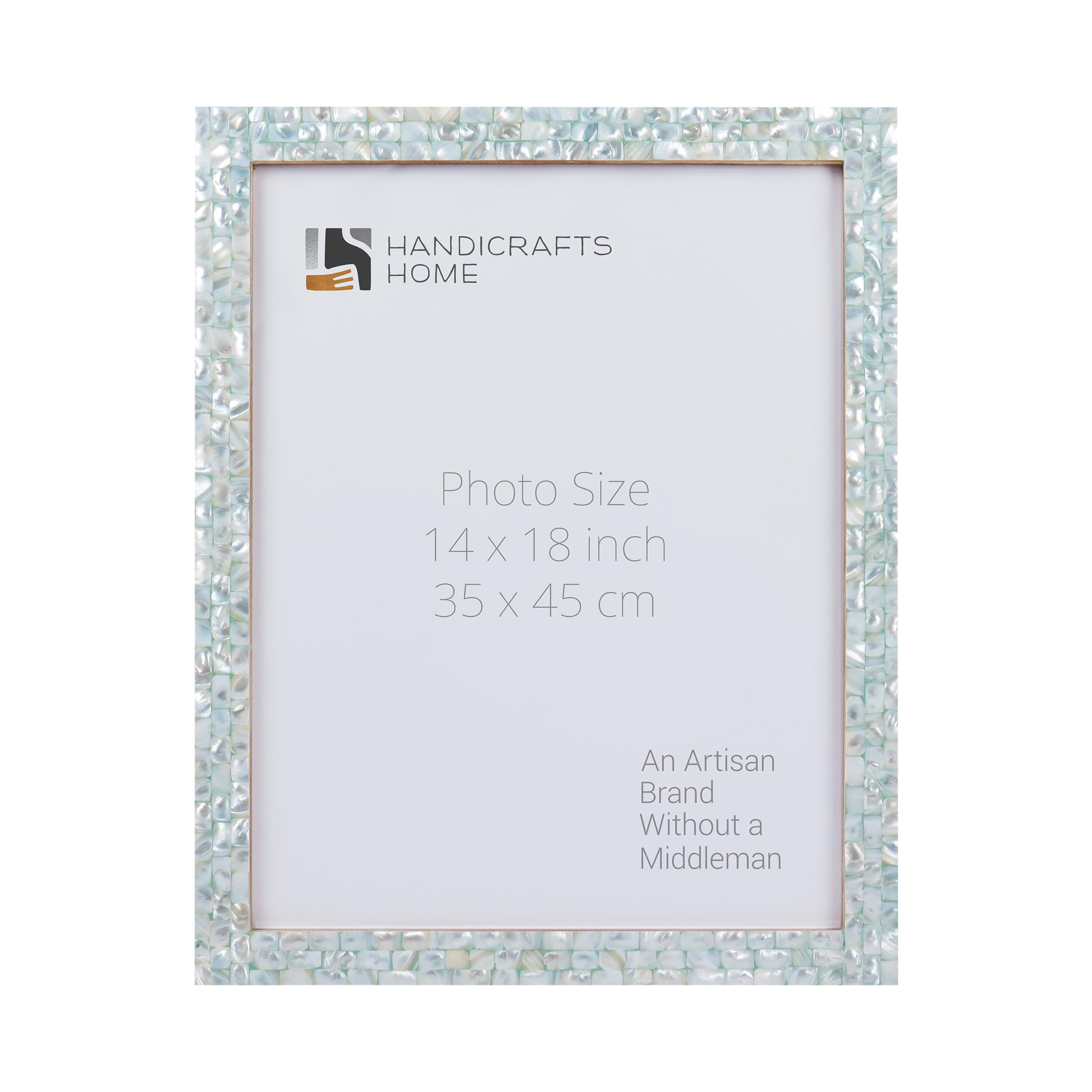 Mother of Pearl Poster Picture Frame Green, 2 Sizes