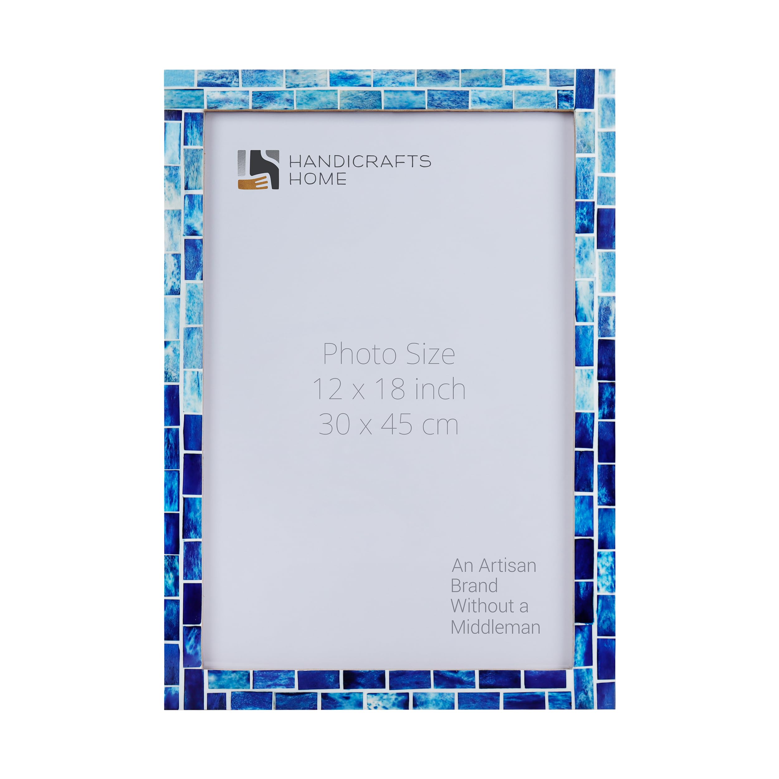 Poster Picture Frame Indigo Bone Inlay in 3 Sizes