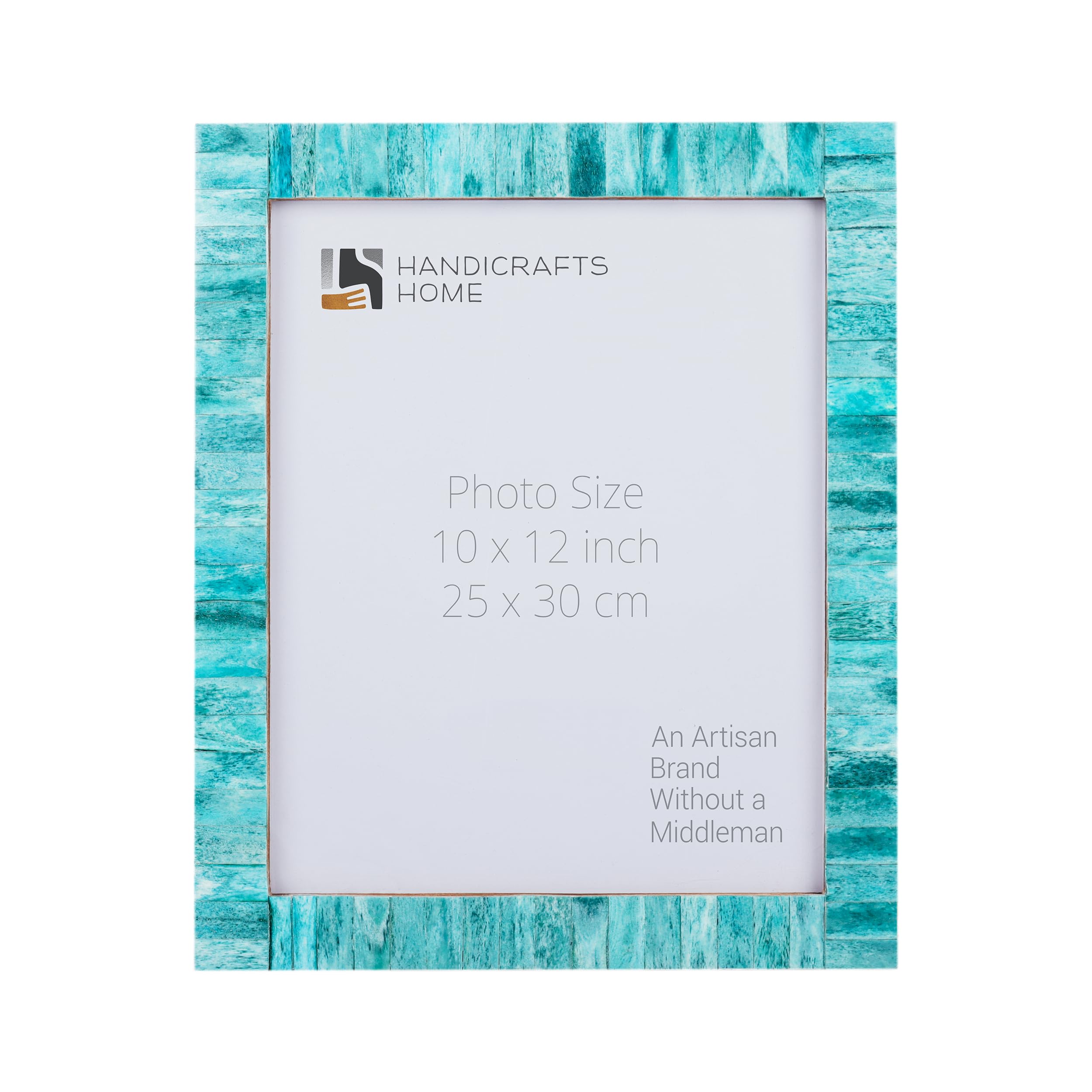 Poster Picture Frame Classic Pattern Bone Inlay Collection in 5 Sizes, Green