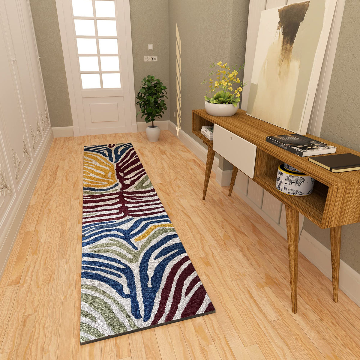 1 Ft Rug Premium Hand-Tufted Rug Made of 100% Wool - Savanna - 2x10 Feet ...
