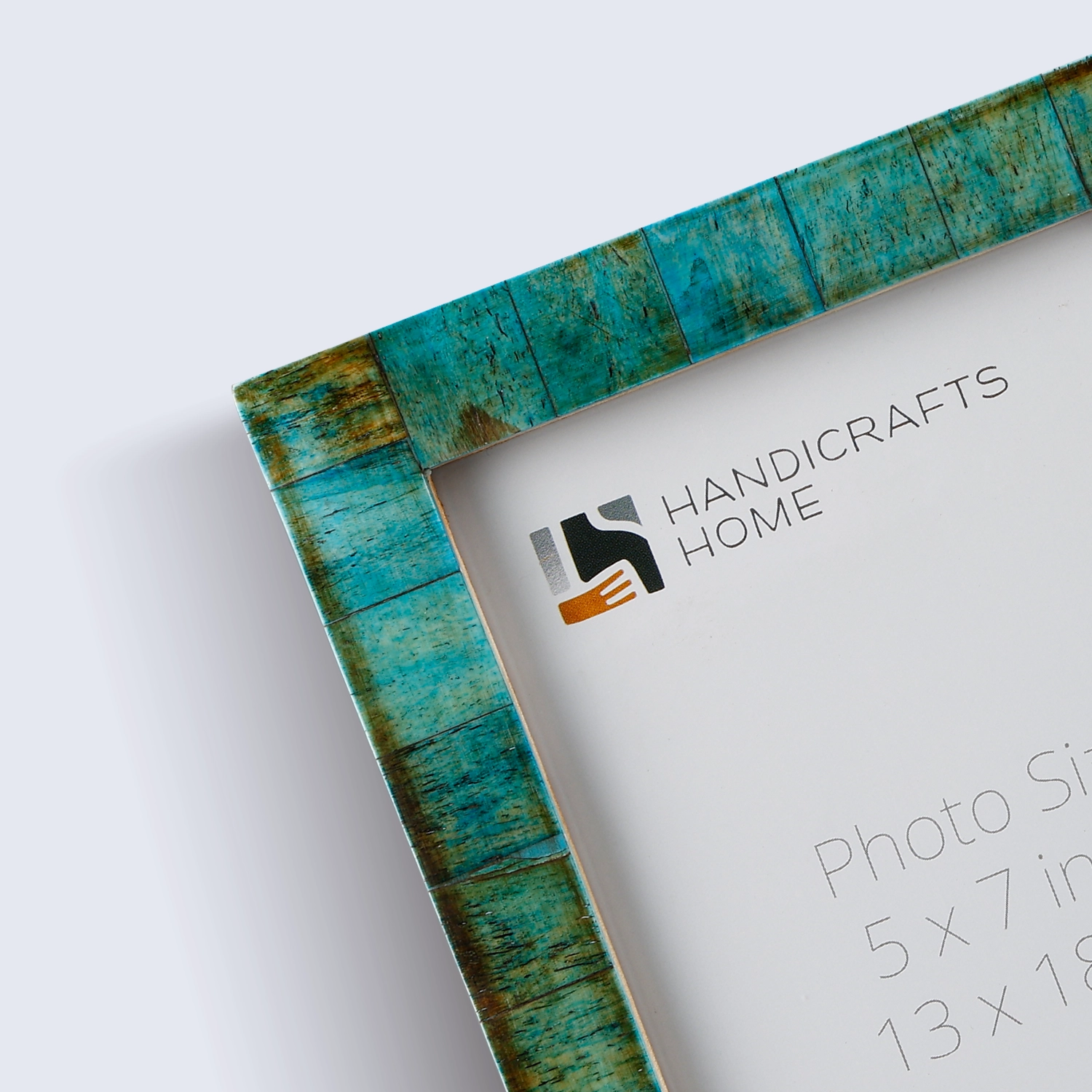Picture Frames Verdigris Bone Inlay Collection in 3 Sizes