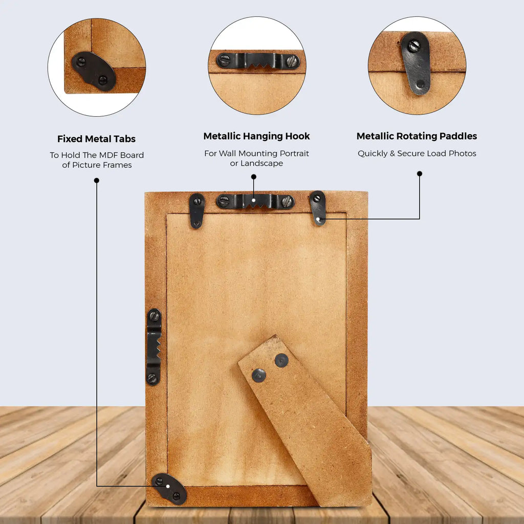Handmade Starwood Wooden Collection Picture Frame – 4x6, 5x7 and 8x10