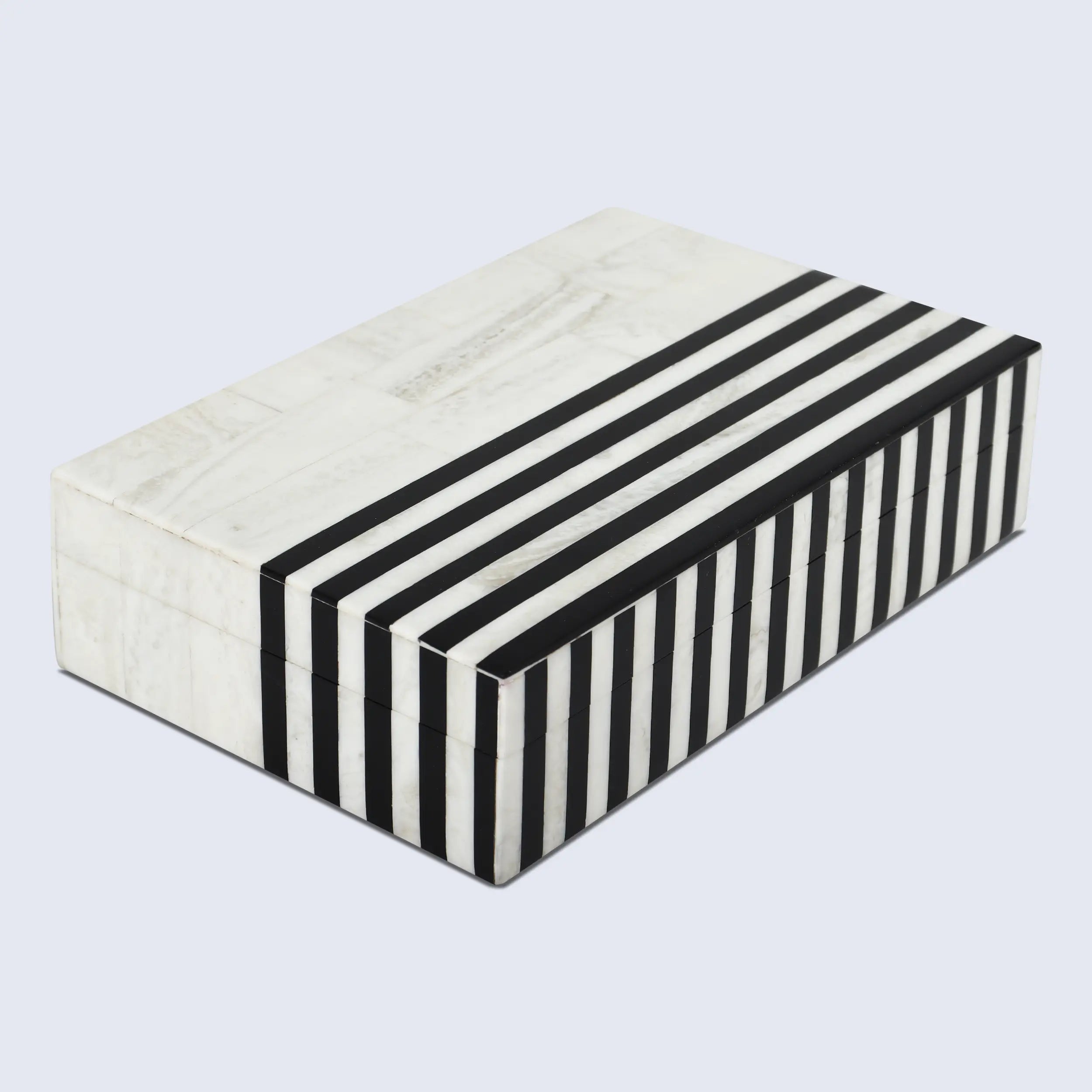 Mono Lead Resin Inlay Decorative Storage Box in 7 Sizes