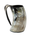 Horn Whiskey Mugs - Holds Upto 6.5 oz, Twin Wolf