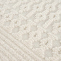 Drago White Washable Area Rug