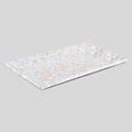 Decorative Tray Mother of Pearl Collection in 12x7 Inch, White