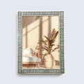 Make To Order Handmade Bone & Resin Inlay Wall Hanging Mirror Frame – 40x30