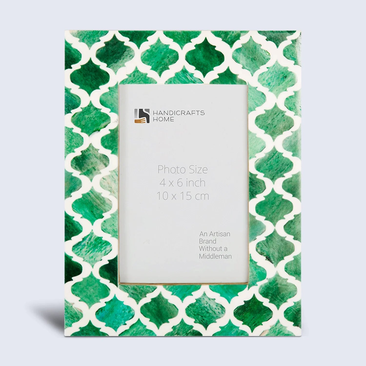 Picture Frames Moroccan Pattern Bone & Resin Inlay Collection in 5 Color Options | 1.5" Border Width