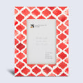 Picture Frames Moroccan Pattern Bone & Resin Inlay Collection in 5 Color Options | 1.5" Border Width