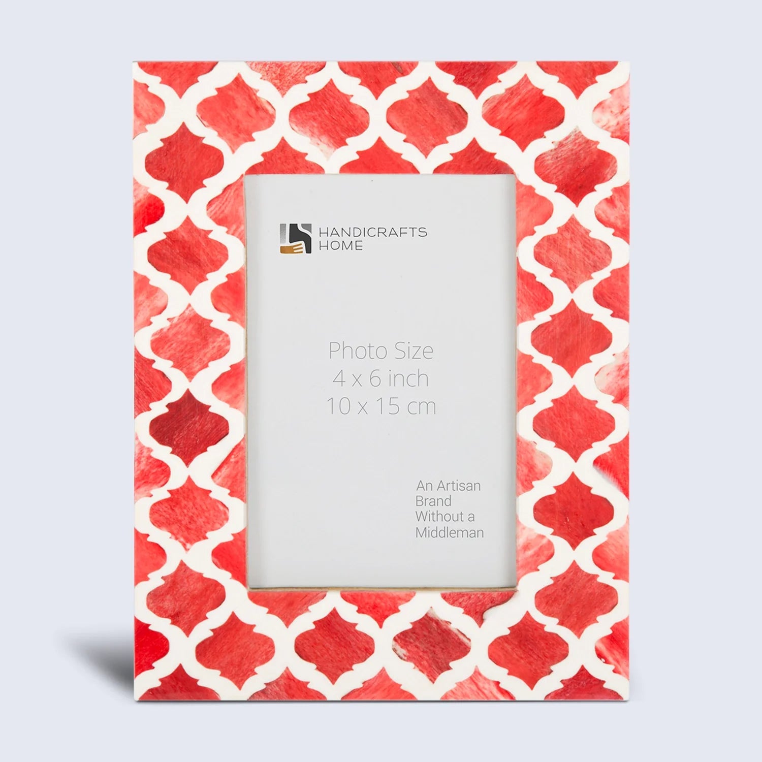 Picture Frames Moroccan Pattern Bone & Resin Inlay Collection in 5 Color Options | 1.5" Border Width