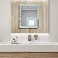 Make To Order Mother Of Pearl Green Mirror - 18x23 Inches