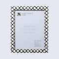 Poster Picture Frame Moroccan Bone & Resin Inlay Collection in 9 Sizes, Black
