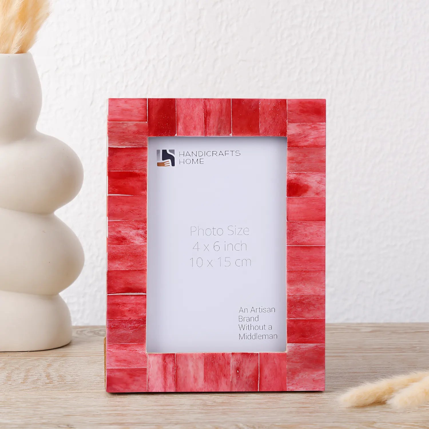 Picture Frames Classic Collection Bone Inlay in 4x6 | Border Width 1" | 4 Colors
