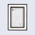 Resin Inlay Frame - Black & White in 4x6 & 5x7