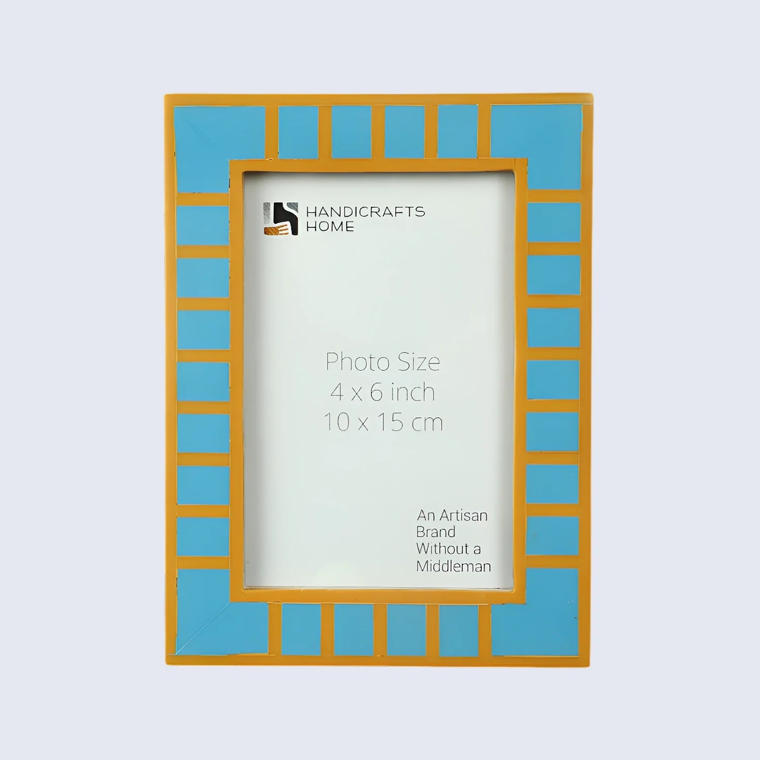 Turquoise Square Resin Inlay Picture Frame 4x6 & 5x7