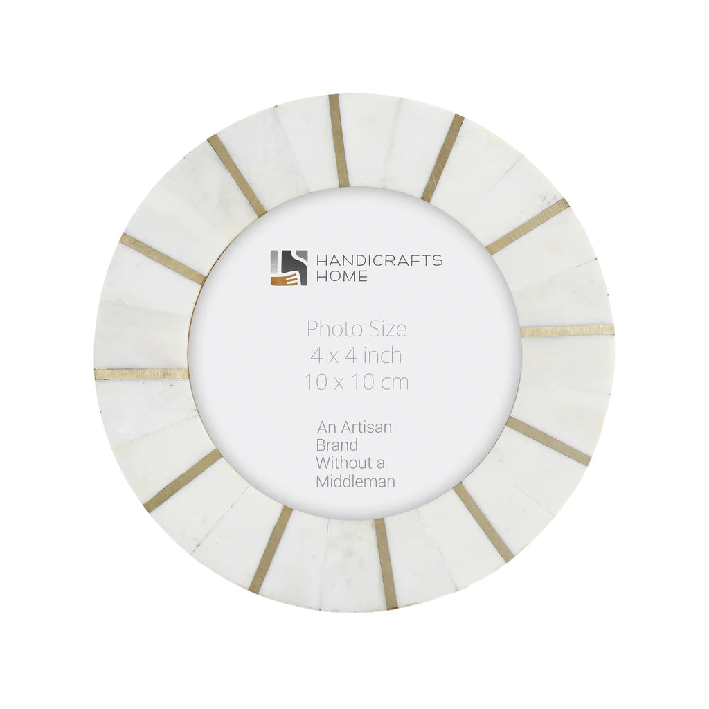Round Baby Picture Frames Palace Soul Bone Inlay Collection