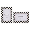 Picture Frames Candy Cane Liquorice Pattern Resin Inlay Collection in 3 Sizes, Pack of 2