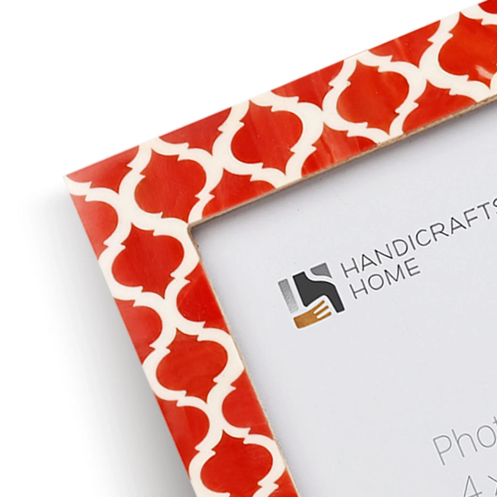 Picture Frames Casablanca Pimienta Pattern Resin Inlay Collection in 3 Sizes, Pack of 2