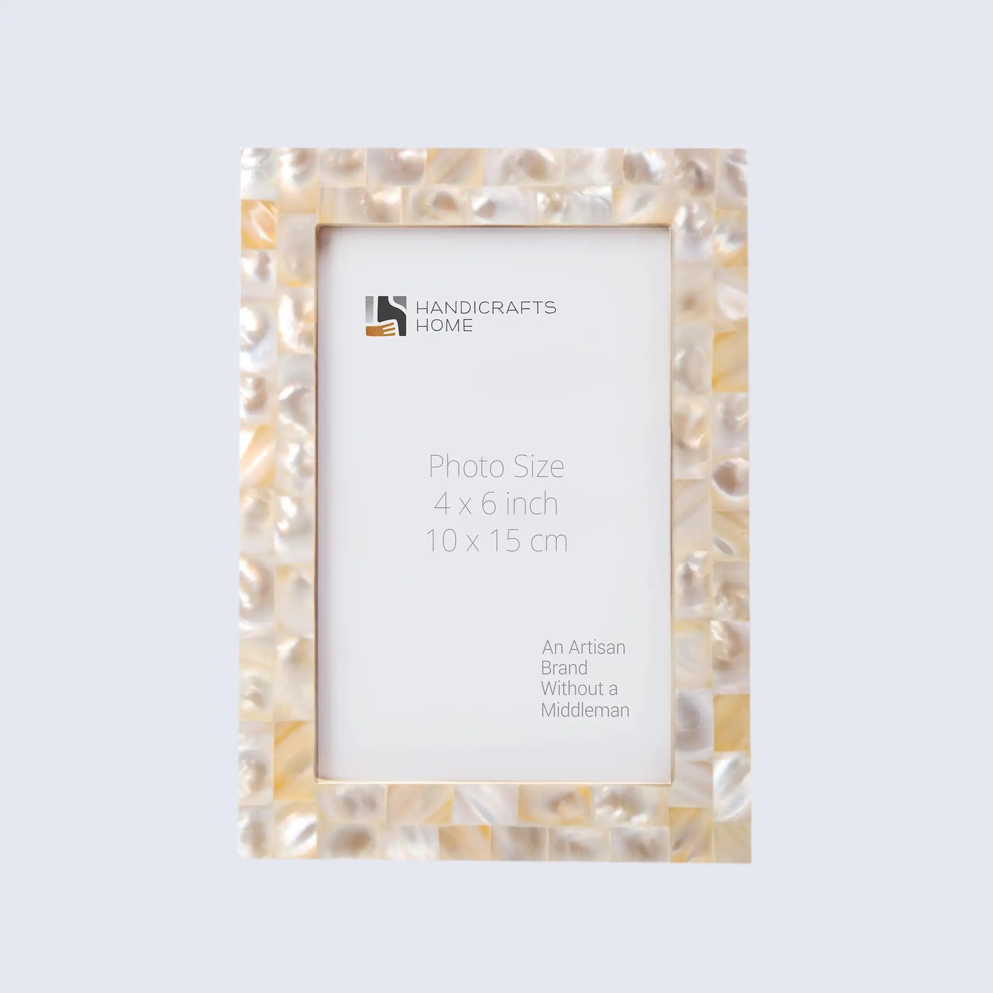 Picture Frames Mother of Pearl Collection in 27 Sizes, White
