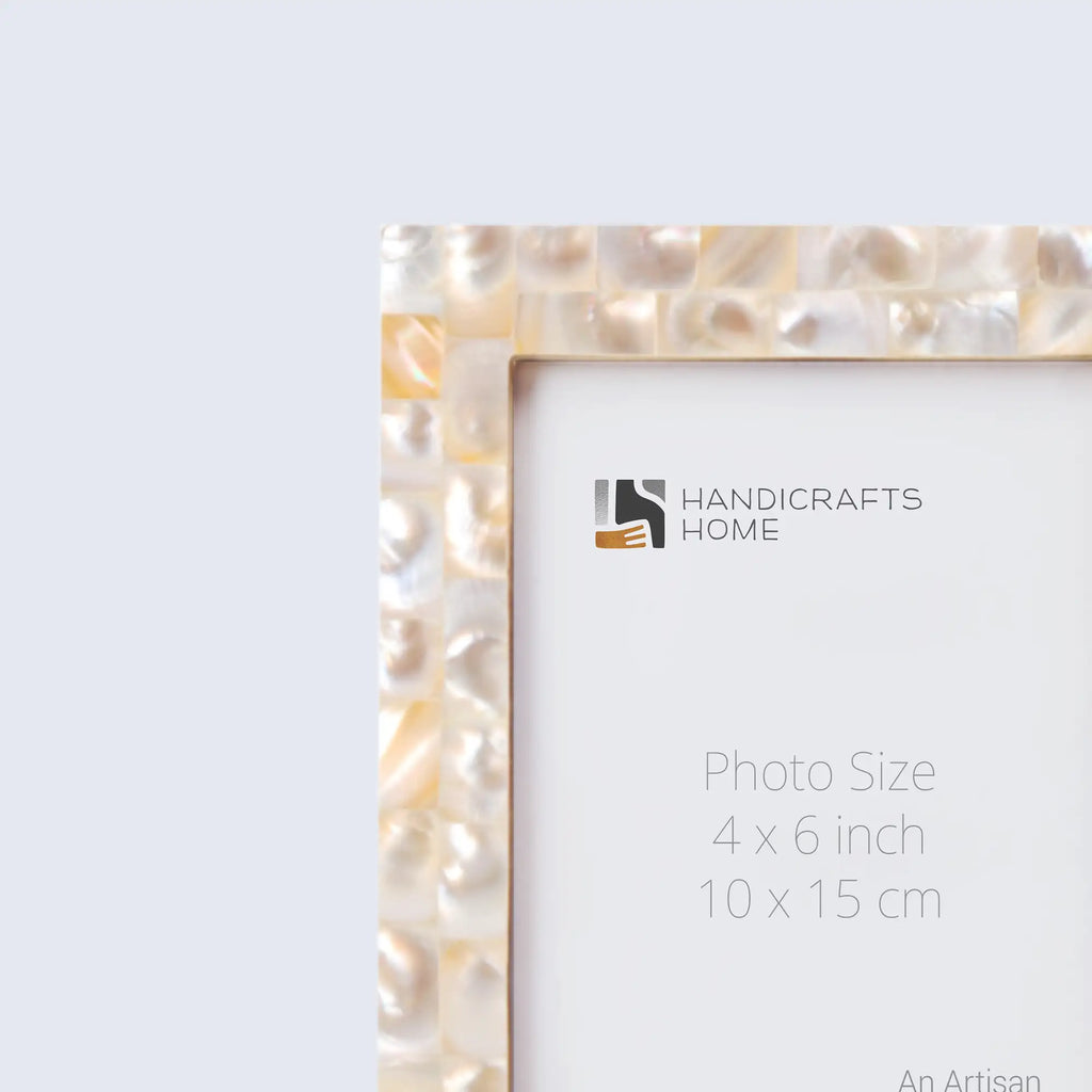 Mother of Pearl Poster Picture Frame White in 2 Sizes