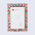 Picture Frames Mosaic Chevron Pattern Bone Inlay Collection