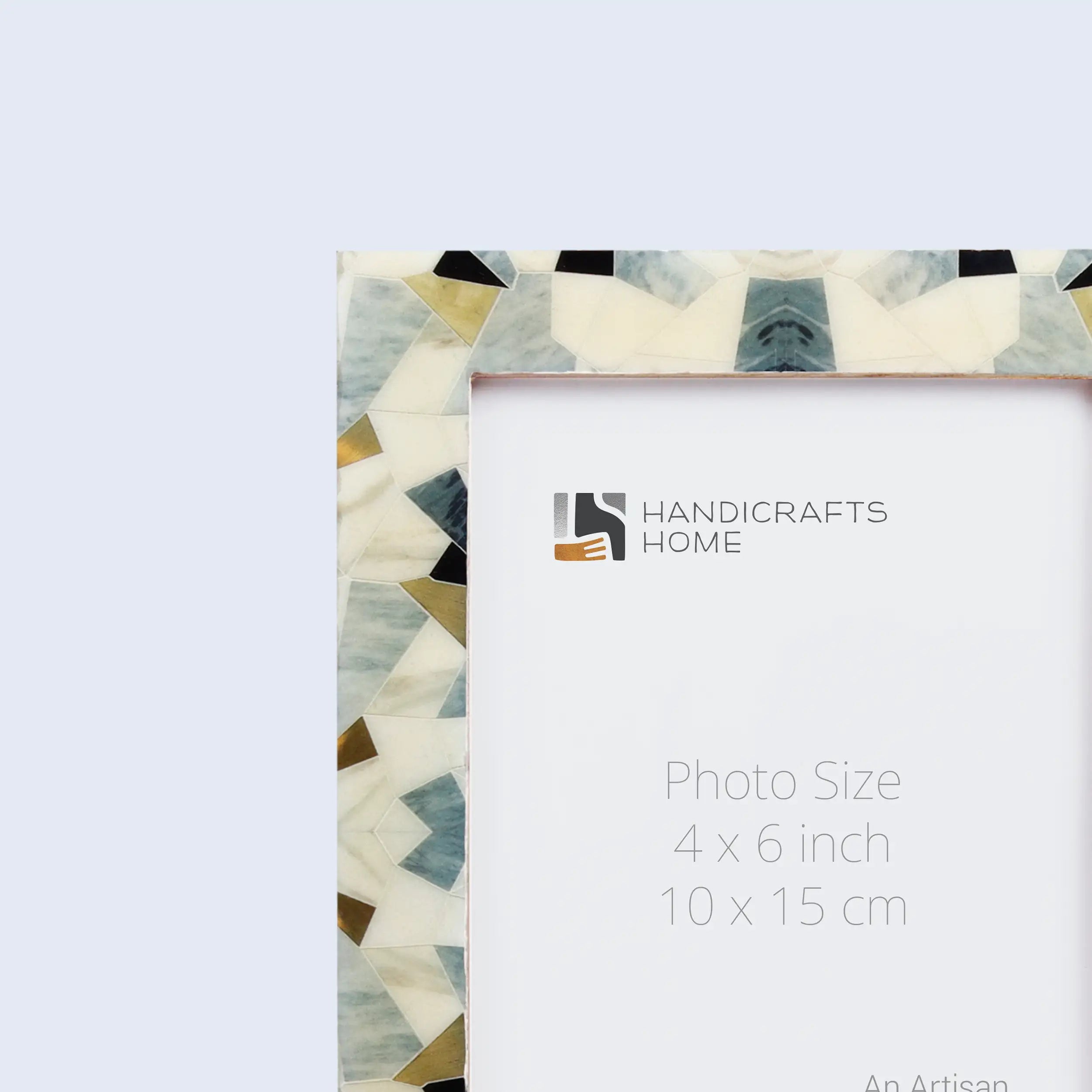 Picture Frames Pearlescent Prism Pattern Mother of Pearl Collection in 3 Sizes