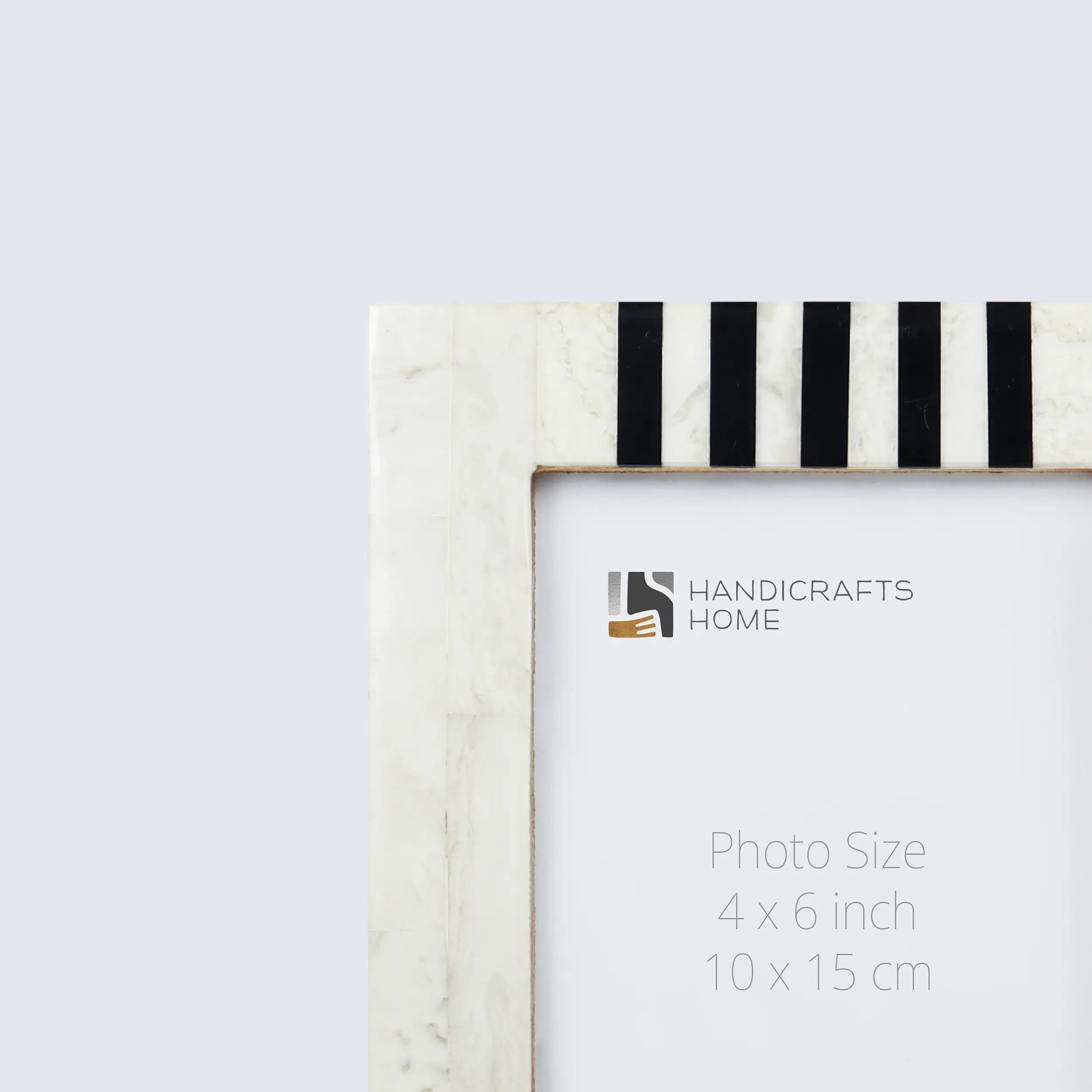 Picture Frames Contour Alto Pattern Resin Inlay Collection in 3 Sizes